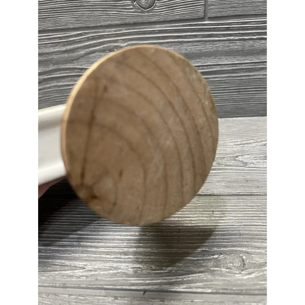 Ceramic Chickens Recipe Card Holder Wooden Pedestal Stand Red Shed - Picture 8 of 8